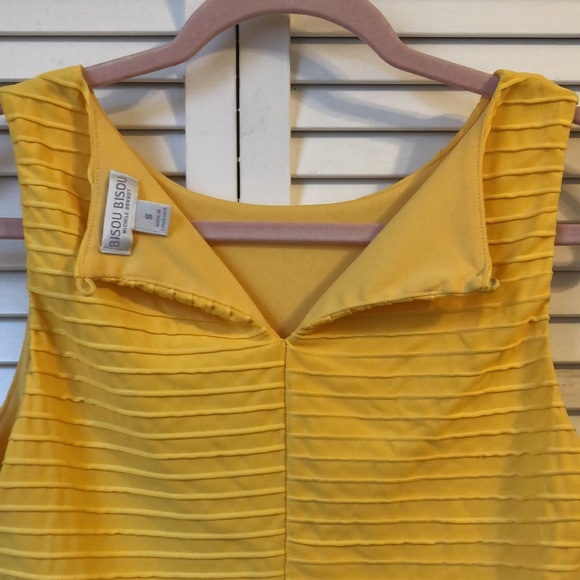 Marigold Yellow Peplum Top, size small - Picture 7 of 9